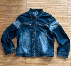 Giacca jeans donna taglia L anni 2000