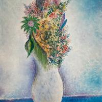 Omiccioli 💐"vaso con erbe e fiori" con autentica