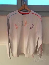 Felpa Jordan bianca taglia 12-13y