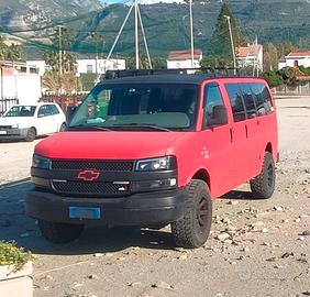 Chevrolet van americano v8 4wd Gpl imm camper