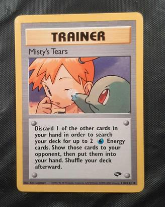 Misty's Tears 118/132 Gym Challenge Vintage