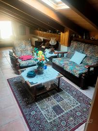 divano letto due posti con poltrona 