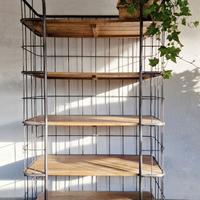 scaffale / libreria industriale su ruote