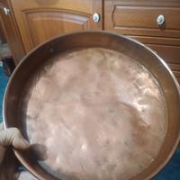 Bacile in rame antico