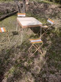 tavolo da pic nic anni 70