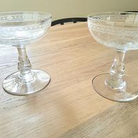 Coppe champagne cristallo tipo Baccarat