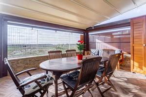 Terrazza sulla spiaggia a fiumicino