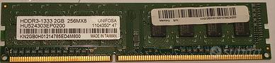 Memoria DIMM x PC - DDR3 - 2GB - 10600 - 1333 Mhz