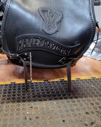 borsa in pelle Harley Davidson