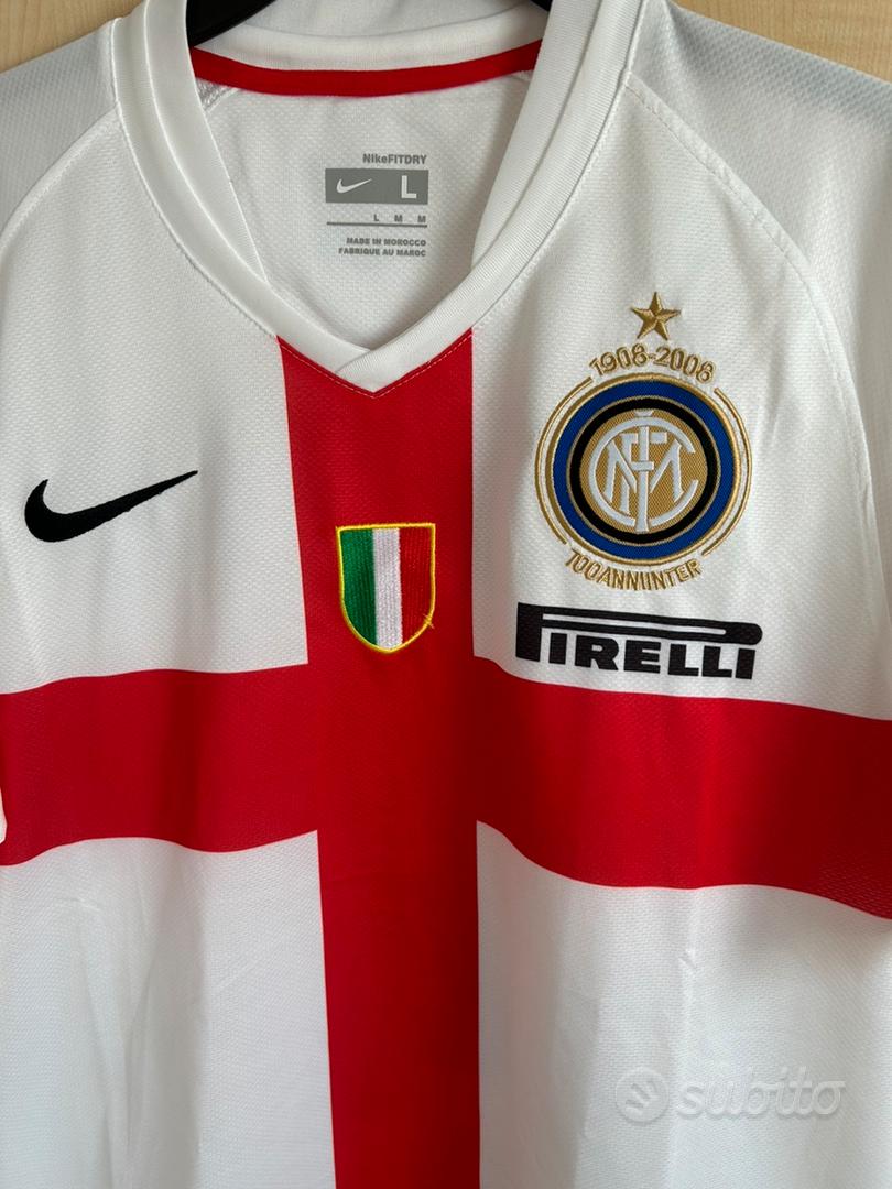 Camisa Inter De Milão Away 2007 2008 Centenário Made Morocco  Jm