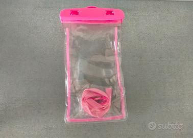  Custodia per cellulare impermeabile rosa