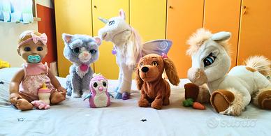 6 pupazzi interattivi 