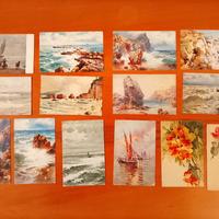 Lotto 29 antiche cartoline illustrate 