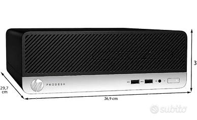 HP ProDesk 400 G5 SFF i5-8500 8Gb Ram