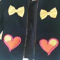 giacca nera Moschino