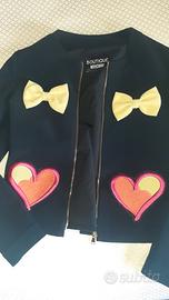 giacca nera Moschino