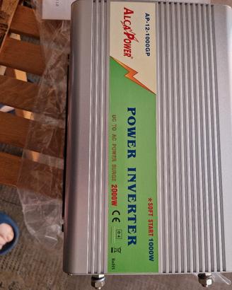 inverter ALCA POWER da 2000W con due uscite,usato 