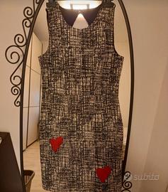 vestito attillato desigual taglia 38, S