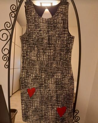 vestito attillato desigual taglia 38, S