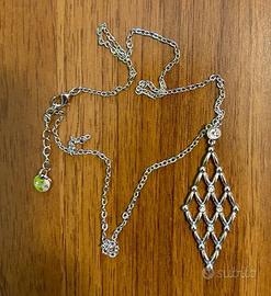 Collana rombo a rete con punti luce Stroili