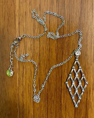 Collana rombo a rete con punti luce Stroili
