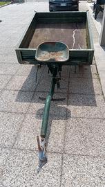 Rimorchio agricolo per motocoltivatore