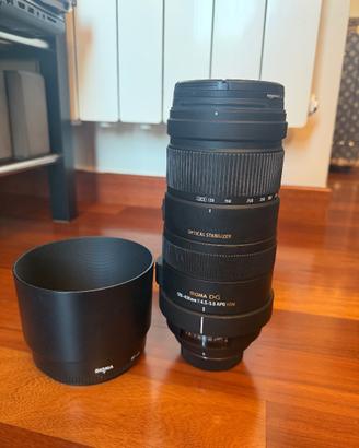 Sigma 120-400 F4.5-5.6 APO DG OS HSM per NIKON