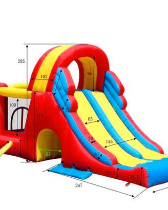 Scivolo gonfiabile Happy Hop Combo