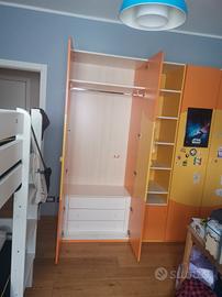 armadio  cameretta 4  ante + vano giorno