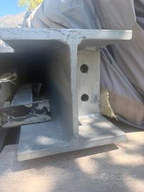 Putrelle ad H in ferro zingato