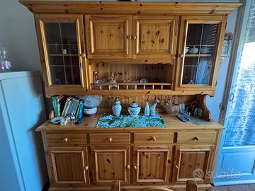 Credenza buffett da cucina in abete