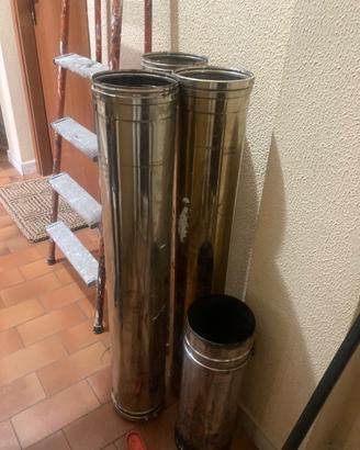 Tubo acciaio inox per caminetto 160mm