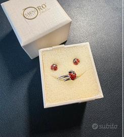 PARURE ANELLO E ORECCHINI SARNI ORO NUOVI