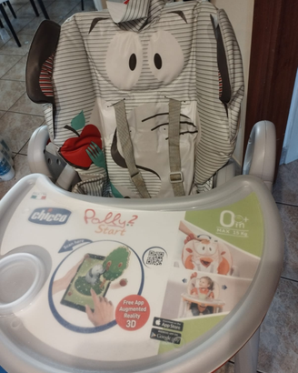 Seggiolone pappa bimbi polly 2 chicco