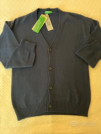 Cardigan blu Benetton 8/9 anni nuovo