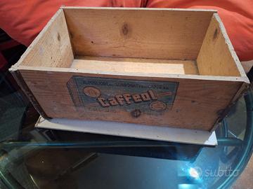 Cassa in legno vintage anni '30 - Caffeol