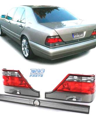 FANALI MERCEDES CLASSE S W140 94-98 ROSSO AFFUMICA