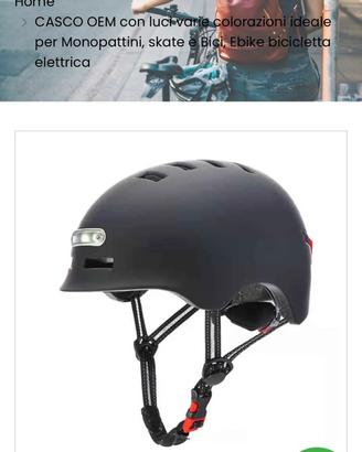 Casco kappa per monopattino
