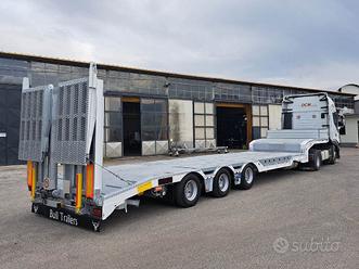 Carrellone 3 assi collo d'oca, PRONTA CONSEGNA sem