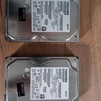 2 Hard Disks Toshiba da 500GB SATA III - 7200rpm