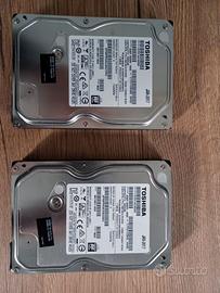 2 Hard Disks Toshiba da 500GB SATA III - 7200rpm