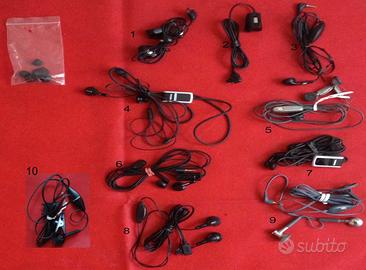 N. 10 auricolari Nokia LG Sony Motorola Nokia