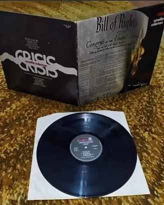 Ornette Coleman Crisis LP Vinile 33 Giri free jazz