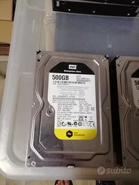 HARD DISK 500GB o 1TB SATA o 137GB SAS 3,5 POLLICI