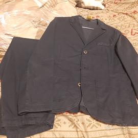 completo giacca pantaloni blu