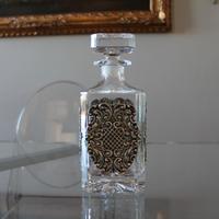 Bottiglia da bar di cristallo