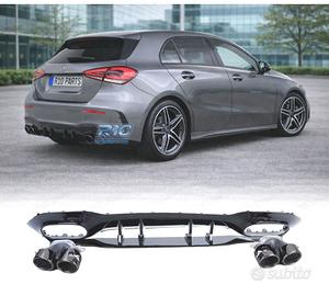 DIFFUSORE MERCEDES CLASSE A W177 18- A45 AMG NERO 