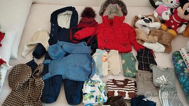 stock roba invernale Maschietto Taglia 74/80 cm