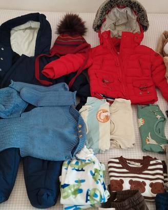stock roba invernale Maschietto Taglia 74/80 cm