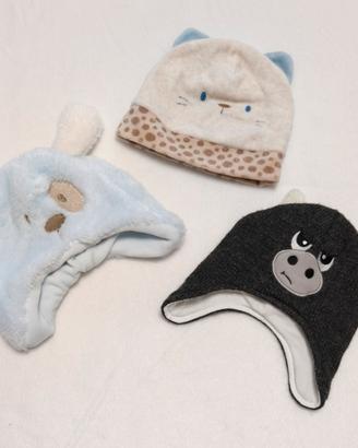 Chicco 3 cuffie neonato 0-3 mesi